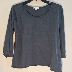 James Perse Long Sleeve Gray Tee